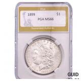 1899 Morgan Silver Dollar PGA MS66