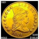 1801 $10 Gold Eagle CHOICE BU