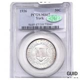 1936 CAC York Half Dollar PCGS MS67