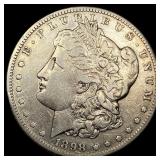 1898-S Silver Morgan Dollar NEARLY UNCIRCULATED
