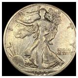 1929-S Silver Walking Liberty Half Dollar NEARLY U