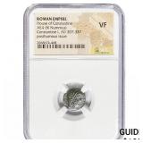 Roman Constantine I, AD 307-337 AE4 BI Nummus NGC