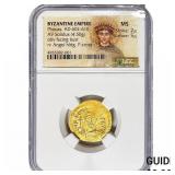 Byzantine Phocas, AD 602-610 Gold Solidus 4.50G