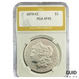 1879-CC Morgan Silver Dollar PGA XF45