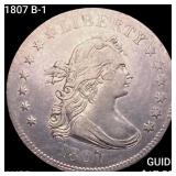 1807 B-1 Draped Bust Quarter HIGH GRADE