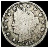1912-S Liberty Head Nickel NICELY CIRCULATED