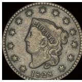 1828 Coronet Head Large Cent LIGHTLY CIRCULATED