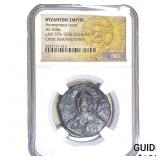 Byzantine cAD 975-1035 Bronze Follis NGC
