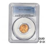 1934 Wheat Cent PCGS MS66 RD