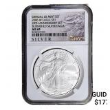 2006-W Silver Eagle NGC MS69 Burnished 20th Anniv.