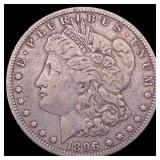 1896-O Silver Morgan Dollar ABOUT UNCIRCULATED
