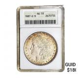 1887-O Morgan Silver Dollar ANACS AU55