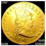 1797 $10 Gold Eagle CHOICE AU