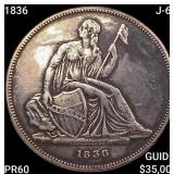 1836 J-60 Gobrecht Dollar CHOICE PROOF