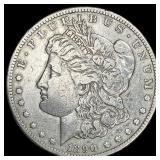 1890-CC Silver Morgan Dollar NEARLY UNCIRCULATED
