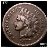 1877 Indian Head Cent NEARLY UNCIRCULATED