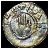 1250-1300 Schwabisch Hall SIlver Hand Heller CLOSE