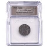 1800-1840 Netherlands East Indies Bronze Duit ICG