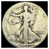 1921-S Walking Liberty Half Dollar NICELY  CIRCUL