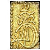 1868-1869 Japan Gold 2 Bu .048 AGW CLOSELY UNCIRCU
