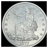 1877-S Silver Trade Dollar NEARLY UNCIRCULATED
