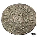 1198-1219 AD Crusades Armenia Silver Tram UNCIRCUL