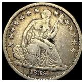 1839-O Seated Liberty Dime LIGHTLY CIRCULATED