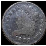 1809 Classic Head Half Cent NICELY CIRCULATED