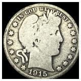 1915 Barber Half Dollar NICELY CIRCULATED