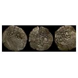 [3 Coins]780-980 AD Pratihara Empire SIlver Drachm