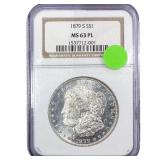 1879-S Morgan Silver Dollar NGC MS63 PL