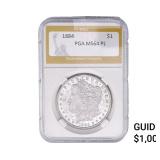 1884 Morgan Silver Dollar PGA MS64 PL