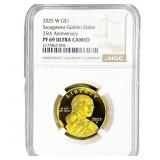 2025-W 1/2oz Gold Sacagawea Dollar NGC PF69 UC