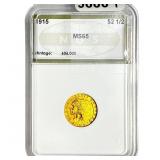 1915 $2.50 Gold Quarter Eagle NGS MS65