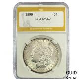 1899 Morgan Silver Dollar PGA MS62