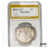 1900-O/CC Morgan Silver Dollar PGA MS64