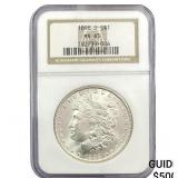 1898-O Morgan Silver Dollar NGC MS65