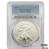 2014 Silver Eagle PCGS MS69