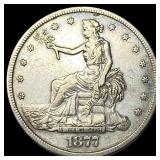 1877-S Silver Trade Dollar NEARLY UNCIRCULATED