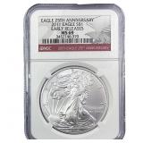 2011 Silver Eagle NGC MS69