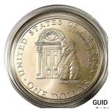 1992 The White House 200th Anniv. Silver Dollar