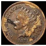 1871 Indian Head Cent NICELY CIRCULATED