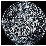 1540-1590 Hungary Madonna&Child Silver Denar CLOSE