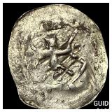 1250-1300 Germany SIlver Hand Heller NEARLY UNCIRC