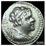 Bactria Eukratides I 170-145 BC Silver Obol CHOIC