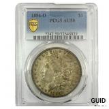 1896-O Morgan Silver Dollar PCGS AU50