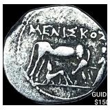 260-167/98 BC Illyria Silver Drachm NEARLY UNCIRCU