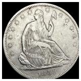 1859-S Seated Liberty Half Dollar CLOSELY  UNCIRC