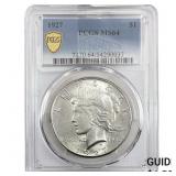 1927 Silver Peace Dollar PCGS MS64