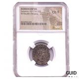 Roman Salonia 254-268 AD Bi Dbl-Denarius ChF